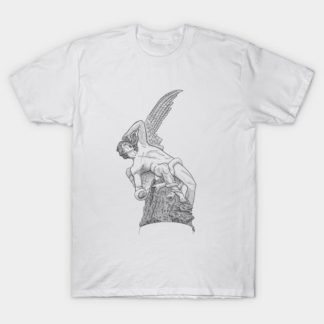 ANGEL SCULPTURE T-Shirt by InkForArtists